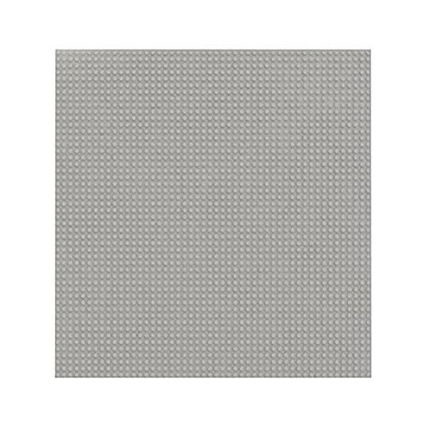 Sluban-B0182 Plateau 40 x 40 cm Gris Jeux de Construction, M38-B0182