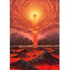 Puzzle 3D 5000 p - volcano,5000 Puzzles en Bois Forme Animale Bricolage lart De La Décoration Moderne le fini mesure 181 x 1