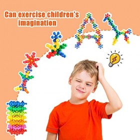 Kikuo Jouet de Blocs de Construction Prune, Jouets Cogs pour Enfants, Blocs de Jouets de Construction pour Enfants, Jouet Flo