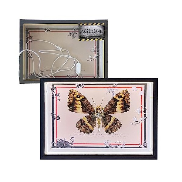 SUNDARE Puzzle 3D en Métal, DIY Papillon Tête de Hibou Mécanique Maquette Assembler des Jouets, 3D Métal Modèle Kits Puzzles,