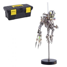 JEBU Kit de modèle 3D en métal pour adultes, puzzle 3D en métal à faire soi-même, 700 pièces, puzzle 3D steampunk à faire soi