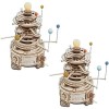 OLOTU Puzzle 3D Fait à la Main DIY Puzzle Système Solaire Star Track Mode Jigsaw Puzzle 3D Pièce en Bois Puzzle Apparence Élé