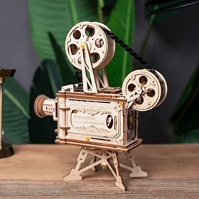 COUYY Puzzle 3D à lancienne, en bois tridimensionnel, montage difficile, modèle manuel