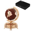 Lumivive Puzzle 3D - Puzzle en bois - Grand globe - Puzzle en bois à monter soi-même - Cadeau créatif pour adolescents et adu