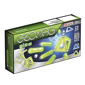 Geomag Classic 334 Glow, Constructions Magnétiques et Jeux Educatifs, 22 Pièces