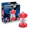 Puzzle cristal 3D - Carrousel blanc/rouge : 83 pièces