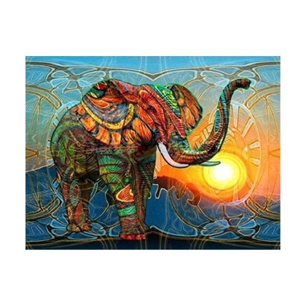 Puzzle 3D 5000 p - elephant,5000 Puzzle 3D Abstrait Soulagement du Stress pour Adultes Enfants le fini mesure 181 x 105 cm un