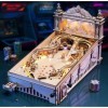 RoWood Puzzle 3D en Bois Flipper Maquette en Bois a Construire Adultes - Puzzle Mécanique en Bois pour Enfants et Adultes