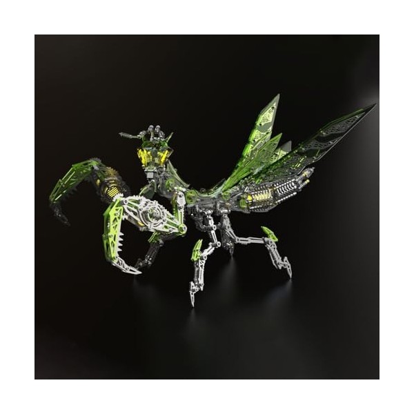 Lookin Mantis Steampunk Insecte DIY 3D Puzzle 3D en métal Adulte Figurine à collectionner Cadeau pour lui Homme Papa 1000 piè