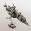 JEBU Kit de modèle 3D en métal pour adultes, puzzle 3D en métal à faire soi-même, modèle de requin, 209 pièces, puzzle 3D ste
