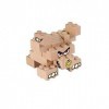 FABBRIX - Jeu construction en bois - Animaux de la ferme 16 pièces - JD1802