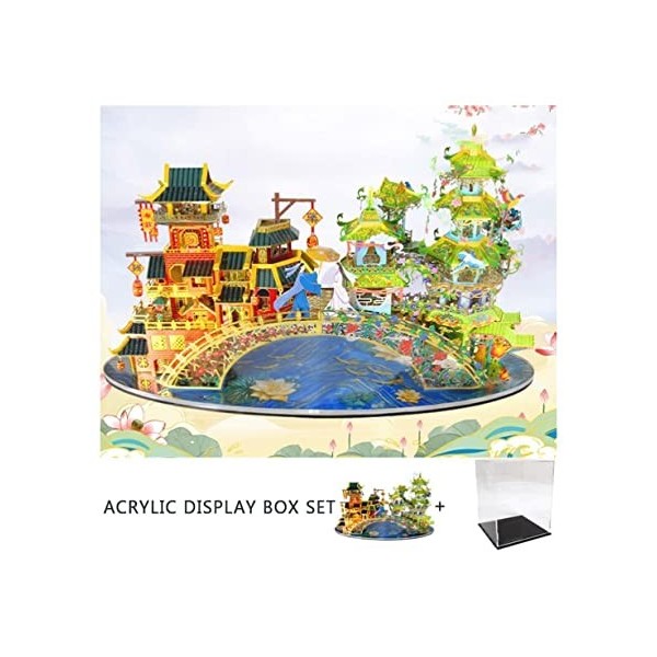 ZUMAHA Jeu de Puzzle Puzzles 3D créatifs Puzzle en métal de dextérité pour Adultes pièce Puzzle Jouet modèle Kit de Construct