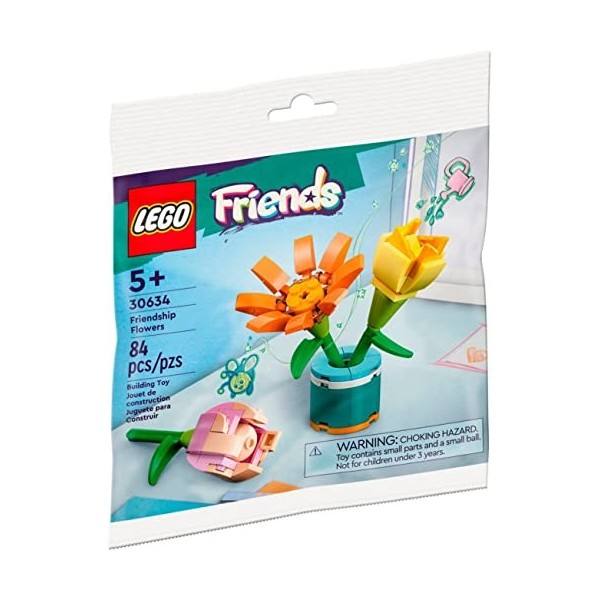 LEGO Friends 30634 Sac en plastique Motif fleurs