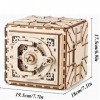 Puzzles en Bois 161 pièces Puzzle 3D Puzzle créatif Pièces mécaniques semboîtent Parfaitement Couples romantiques Cadeaux