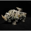 Kit de modèle de Puzzle en métal 3D pour adultes, rhinocéros en métal, ornements de Puzzle 3D, cadeau modèle 3D, Kit de Puzzl