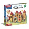 Clementoni - 18103 - Education - Assemble et joue : Le château - jeu éducatif enfant 4 ans, château en carton, activités manu