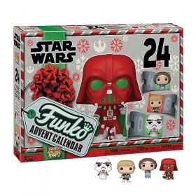 Funko Advent Calendar: Star Wars Holiday - Darth Vader - Dark Vador - Calendrier de Lavent - 24 Jours de Surprise - Mini-Fig