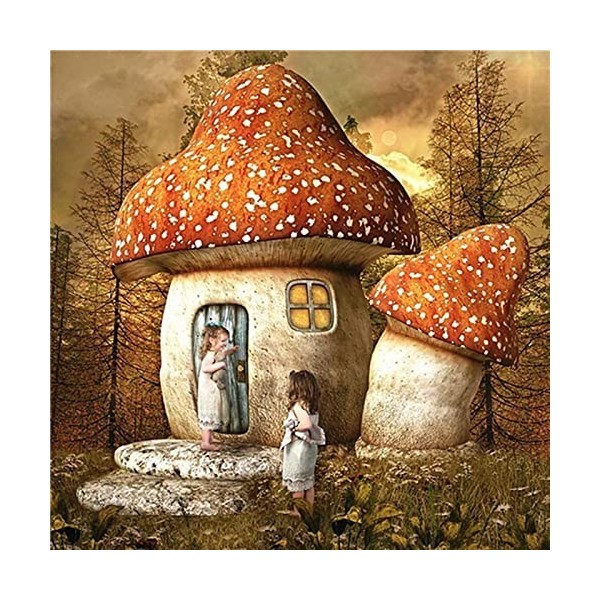 YJPZZG 4000 PièCes Puzzle Animal en Bois Champignon-Maison Puzzles 3D, Puzzles pour Enfants, DéCorations De Chambre, Cadeaux 