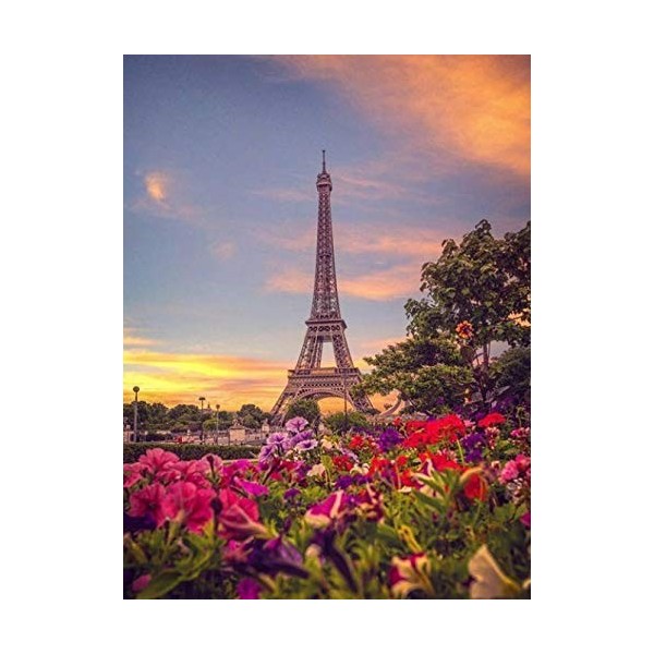 Puzzle Adulte 4000 Pièces Puzzle 3D Tour Eiffel-4000 Puzzles de Ballon à Air Chaud Convient aux Adolescents Adultes Puzzle En