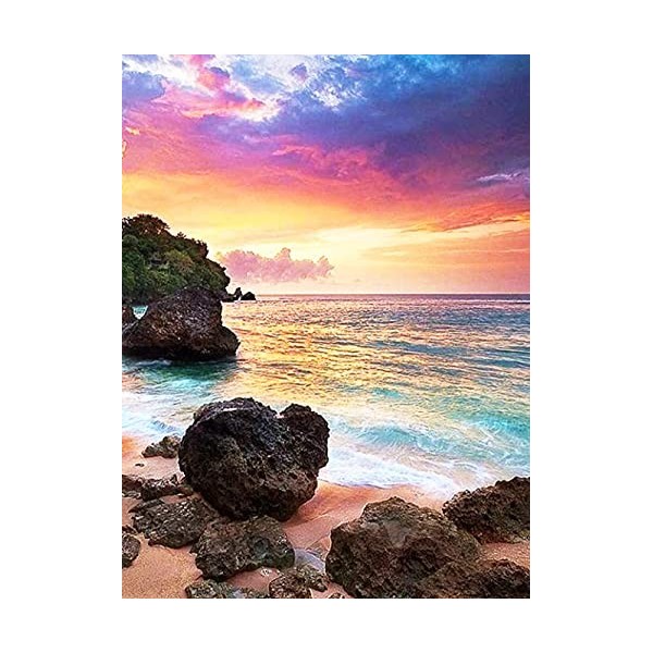 GBPR Puzzle Adulte 4000 Pièces Puzzle 3D Plage Puzzles pour Adultes et Adolescents Puzzles 4000 pièces pour Adultes Jeu de Pu