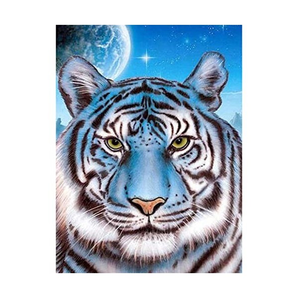 Puzzle 3D 6000 p - Tiger,6000 3D Puzzle Coloré Jeu Cadeau Unique Le fini mesure 218 x 105 cm une fois terminé.