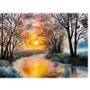 6000 Pièces Puzzle Bois sunrise,6000 3D Puzzle Coloré Jeu Cadeau Unique Le fini mesure 218 x 105 cm une fois terminé.