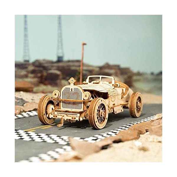 OUSIKA Puzzle en Bois de 220 pièces for Adultes, Kits de modèles, Puzzle 3D, modèles en Bois for Enfants et Adultes – Voiture