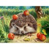 Puzzle Bois Adulte Hedgehog,6000 Matériaux Recyclés de Haute Qualité et Impression de Haute Définition Puzzle 3D Décor À La M