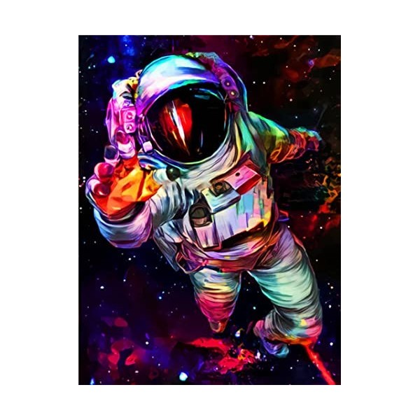 Puzzle Bois Adulte astronaut,6000 Matériaux Recyclés de Haute Qualité et Impression de Haute Définition Puzzle 3D Décor À La 