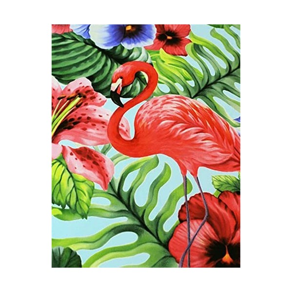 Puzzle en Bois Flamingo,6000 3D Puzzle Coloré Jeu DIntelligence De lart De La Décoration Moderne Jeu Cadeau Unique.