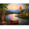 Puzzle en Bois Coloré Sunset,6000 Puzzle 3D Abstrait Salon Décoration De La Maison Cadeau Le fini mesure 218 x 105 cm une foi