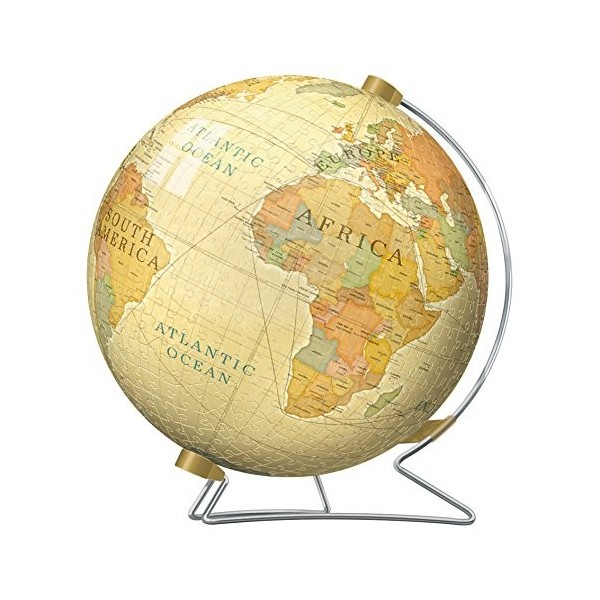 Ravensburger - 12434 3 - Puzzle 3D - Globe Ancien - 540 Pièces