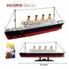 for:Modèle De Bateau Titanic Modèle 3D Puzzle Bateau De Croisière Collection Bâtiment Bricolage Assemblage Constructeur Kit D