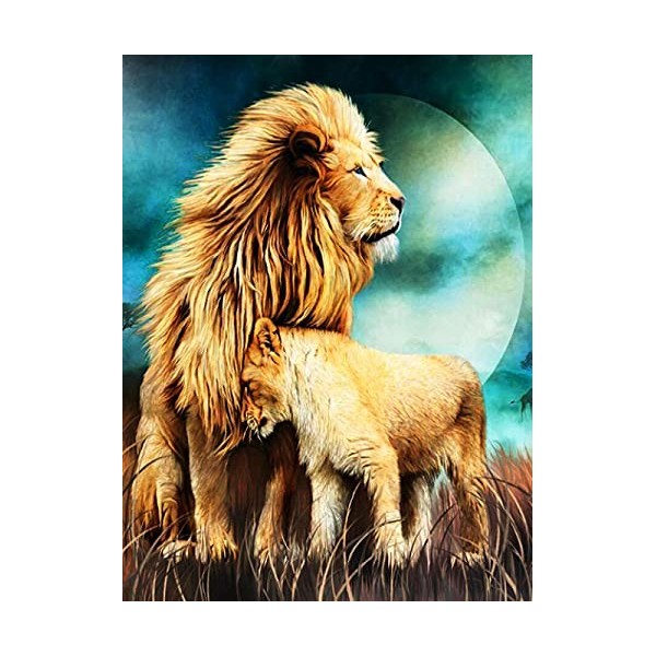 Puzzle 3D 1000 p -Lion-40003D Puzzle Colorépour Adultes et Enfants Puzzle