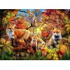 YJPZZG 4000 PièCes Puzzle Animal en Bois Chute des Feuilles dautomne Puzzles 3D, Puzzles pour Enfants, DéCoration De Chambre