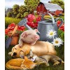 Puzzle 3D 1000 p -piggy-4000 Puzzle Difficile et Défi Puzzle en Bois DIY BoisDécoration Murale Domicile Art Cadeau du Festiva