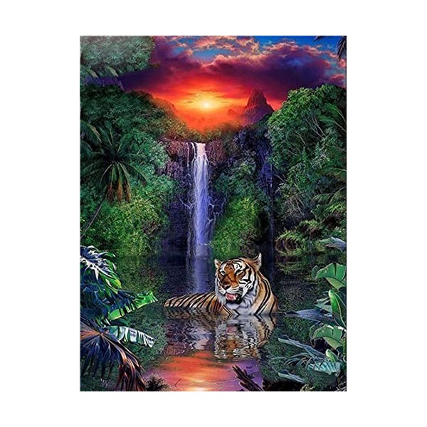 YJPZZG 4000 PièCes Puzzle Animal en Bois Tigre Les Meilleurs Puzzles Les Meilleurs Puzzles 3D pour Les Tout-Petits Taille fin