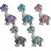 Kit de Modèle 3D en Métal pour Adultes, Puzzle 3D en Métal à Faire Soi-Même, Modèle de Dinosaure, Casse-Tête Animal, Cadeau d