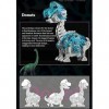 Kit de Modèle 3D en Métal pour Adultes, Puzzle 3D en Métal à Faire Soi-Même, Modèle de Dinosaure, Casse-Tête Animal, Cadeau d