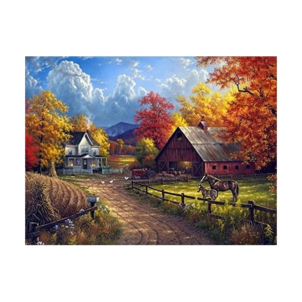 YJPZZG 4000 PièCes Puzzle Animal en Bois pâturage Puzzles 3D, Puzzles pour Enfants, DéCoration De Chambre, Cadeaux dannivers