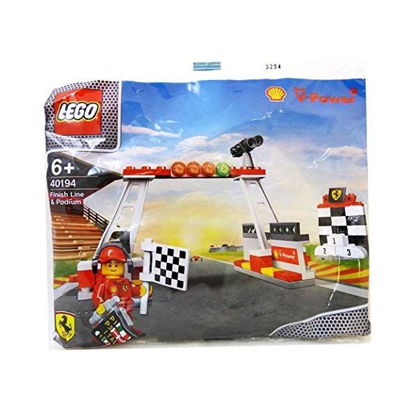 Lego - 40194 - Jeu de Construction - Ligne dArrivée & Podium Sachet Polybag 