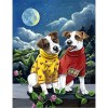 Puzzle 3D 1000 p -Two dogs-4000 puzzle pour adultes à partir de 14 ans. pour Adultes et Enfants Puzzle