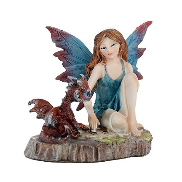 Puckator Figurine Fée de la Forêt - Dragon Joueur