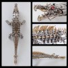JoyMate Crocodile Puzzle 3D en métal Kit de modélisation pour adultes, Steampunk Mécanique Animal Figure Jouet à collectionne