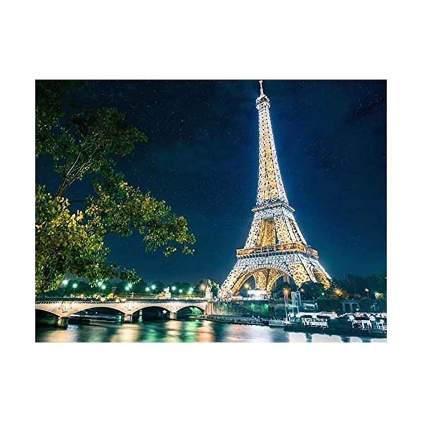 Puzzle Adulte 5000 Pièces Puzzle 3D Tour Eiffel-5000 Puzzles de Ballon à Air Chaud Convient aux Adolescents Adultes Puzzle En