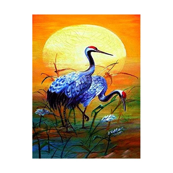 GBPR Puzzle Adulte 5000 Pièces Puzzle 3D Aquarelle Grue Ensemble de Puzzles pour Adultes Puzzle en Bois de Haute qualité