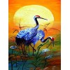 GBPR Puzzle Adulte 5000 Pièces Puzzle 3D Aquarelle Grue Ensemble de Puzzles pour Adultes Puzzle en Bois de Haute qualité