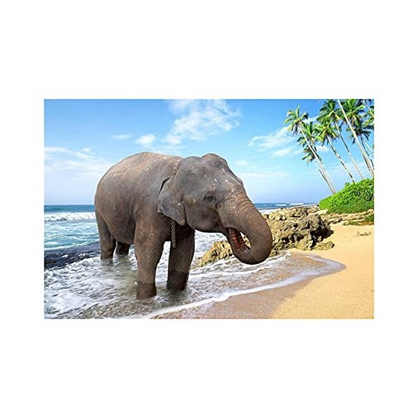 GBPR Puzzle Adulte 5000 Pièces Puzzle 3D léléphant pour Enfants et Adultes Cadeaux Puzzle en Bois de Haute qualité