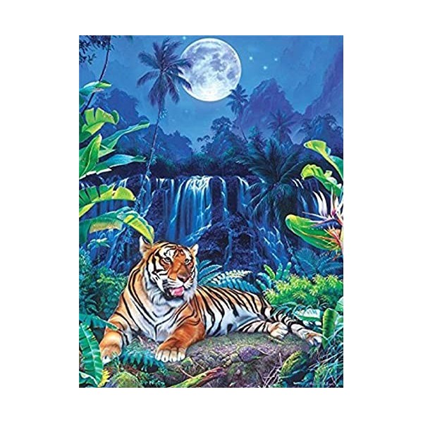 GBPR Puzzle Adulte 5000 Pièces Puzzle 3D Aquarelle Parent-Enfant Jeu de Famille Jeu de Team Building Cadeau pour Les Amants o