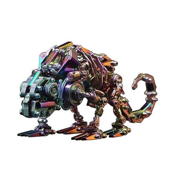 Puzzle 3D en métal, cadeaux pour lannée du dragon 2024, dragon pour kit de modèle, jouets dassemblage en métal pour adultes